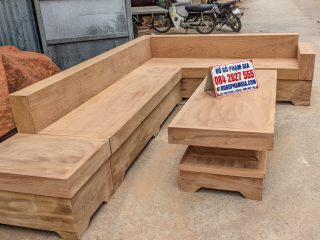 bàn trà đóng hộp giả nguyên khối