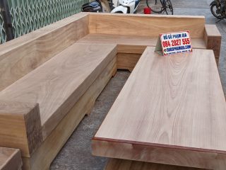 mặt bàn trà nguyên khối hàng lựa vân