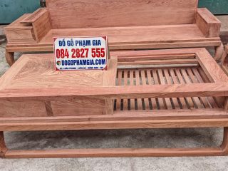 bàn trà gỗ hương đá cao cấp
