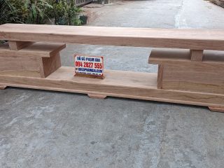 kệ tivi 2 tầng gỗ hương đá nguyên khối