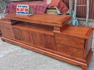 mẫu kệ tivi gỗ hương đá