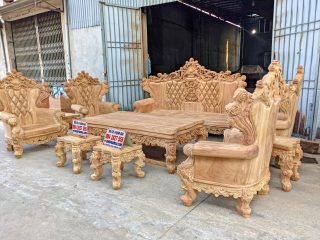 bàn ghế hoàng gia 10 món