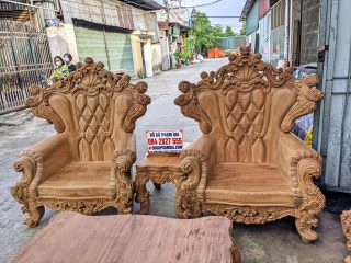 ghế đơn louis hoàng gia tân cổ điển