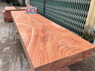 mặt bàn ăn gỗ hương đá cao cấp
