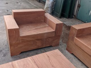 ghế đơn gỗ hương đá