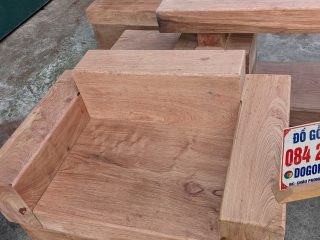 ghế đơn nguyên khối gỗ hương