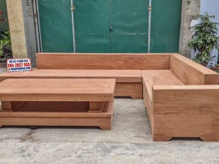 mẫu sofa gỗ hương đá 3 món