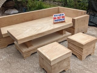 bộ sofa góc L 4 món