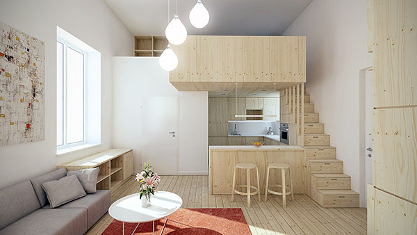 thiết kế nội thất chung cư mini