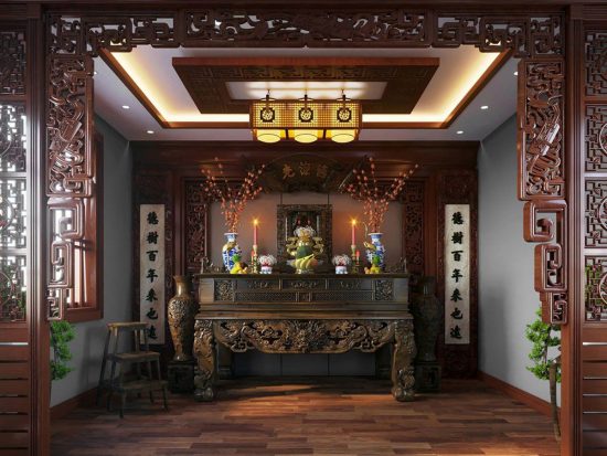 bàn thờ hợp phong thủy