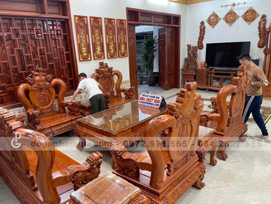 nội thất gỗ hương đá