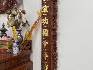 câu đối phòng thờ