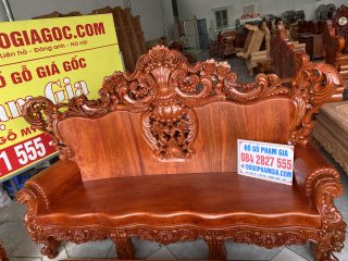 đoản dài nguyên khối đục họa tiết hoa lá tây