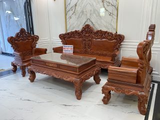 bộ bàn ghế louis hoàng gia tân cổ điển