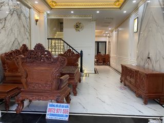 mẫu bàn ghế phòng khách phong cách hoàng gia