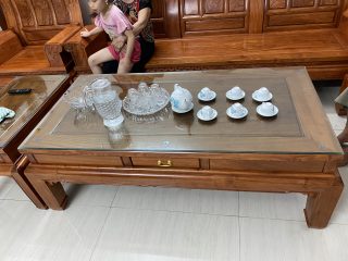 bàn trà gỗ hương đá cao cấp