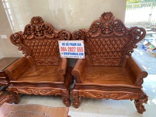2 ghế đơn louis hoàng gia