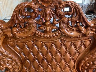 họa tiết hoa lá tây đục tay