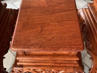 đôn kẹp gỗ hương đá