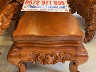 đôn ngồi gỗ gõ đỏ