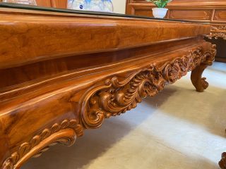 bàn trà mặt nguyên khối siêu dày