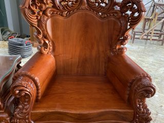 ghế đơn louis hoàng gia tân cổ điển