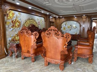 bộ bàn ghế hoàng gia tân cổ điển