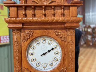 Đồng hồ cây gỗ hương đá tân cổ điển