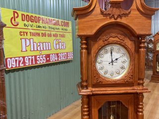 Mẫu đồng hồ hoàng gia tân cổ điển gỗ hương đá