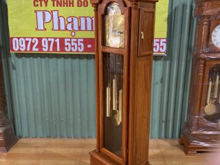 đồng hồ đứng tứ trụ chất liệu gỗ hương đá