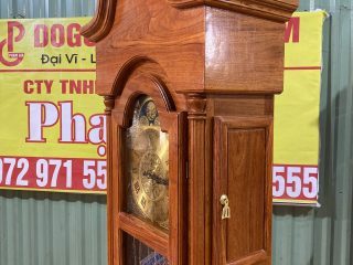 Mẫu đồng hồ cây gỗ hương đá thiết kế trơn