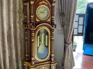 mẫu đồng đồ tứ trụ dán vàng phụ kiện đồng