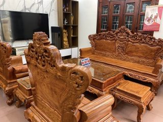 mẫu bàn ghế hoàng gia 6 món