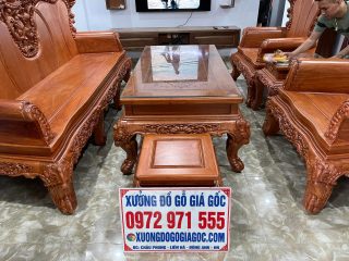 bộ bàn ghế hoàng gia 6 món