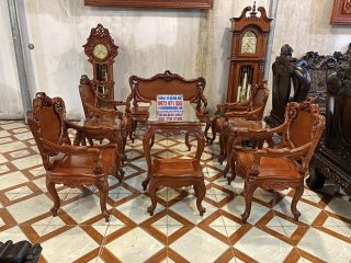 bàn ghế louis pháp sang trọng