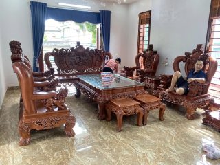 bàn ghế nghê bảo đỉnh 10 món