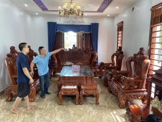 ghế minh quốc tay cột 16 hàng đại