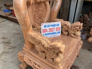 ghế tay nghê nguyên khối sang trọng