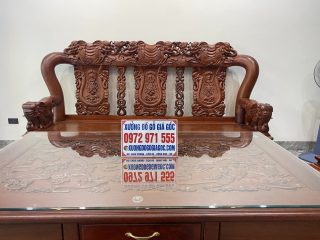 bộ bàn ghế sau khi được phun sơn