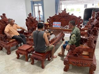 bộ bàn ghế rồng đỉnh 12 món