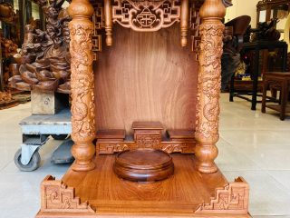 bàn thờ thần tài mái bằng