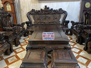 bàn ghế minh quốc 10 món hoành tráng