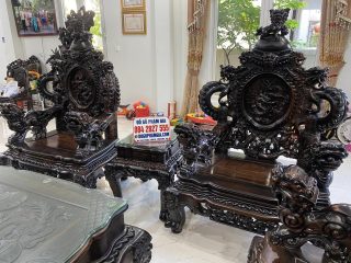 ghế đơn rồng đỉnh sang trọng