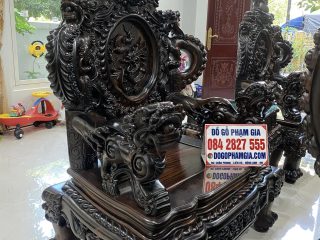 ghế rồng khuỳnh tay nghê đặc