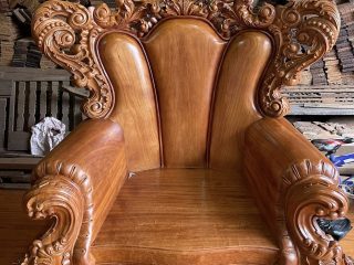 ghế đơn louis hoàng gia