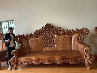 đoàn dài gỗ gõ đỏ hàng khủng