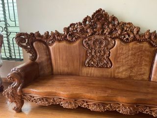 mặt đoản nguyên tấm gỗ gõ pachy cao cấp