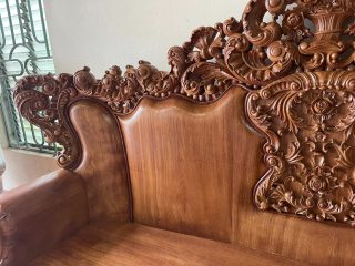 vai ghế louis hoàng gia tân cổ điển