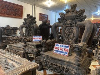 ghế đơn minh quốc nghê 3 đầu