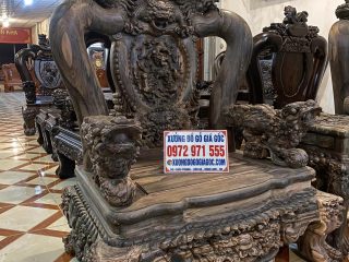 ghế đơn đục tay tinh xảo